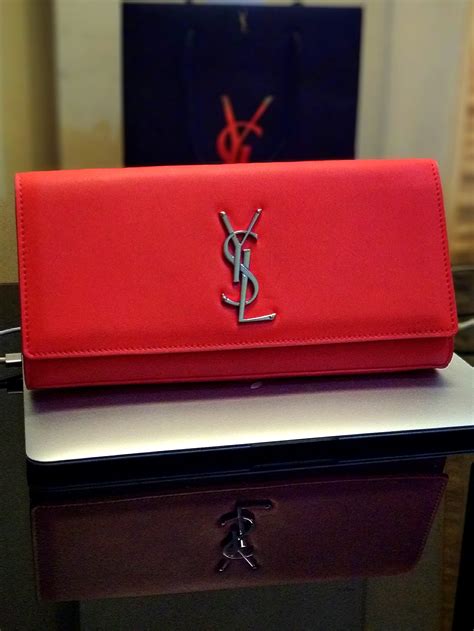 ysl cassandre clutch.